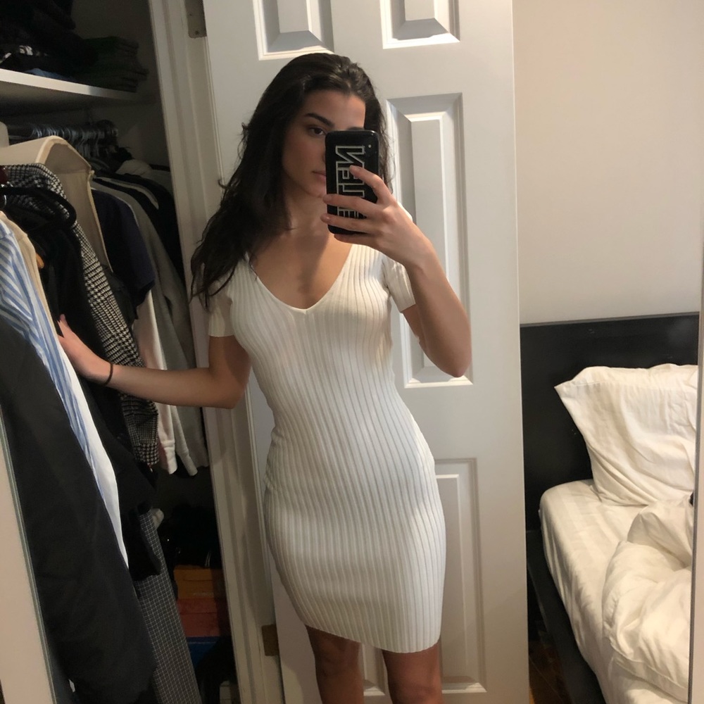 Naked Wardrobe White Dress